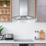 668WRCS75 Wall Mount Range Hood with Ducted Exhaust Vent, 3 Speed Fan, Soft Touch Controls, Tempered Glass, Permanent Filters in Stainless Steel, 30 inches 668WRCS75 Wall Mount Range Hood with Ducted Exhaust Vent, 3 Speed Fan, Soft Touch Controls, Tempered Glass, Permanent Filters in Stainless Steel, 30 inches