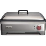 Precision Electric Griddle, Indoor Grill, 200 sq. in, Nonstick Coating, Advanced Temperature Control, Stainless Steel, Red Knob (WGGR100S) Precision Electric Griddle, Indoor Grill, 200 sq. in, Nonstick Coating, Advanced Temperature Control, Stainless Steel, Red Knob (WGGR100S)