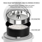 Low Carb Rice Cooker, Digital Programmable Small Rice Cooker, Multi Food Steamer, 24 Hours Preset, Personal Size Cooker for 1-2 People, Portable Rice Cooker 3 Cups (Uncooked), White Low Carb Rice Cooker, Digital Programmable Small Rice Cooker, Multi Food Steamer, 24 Hours Preset, Personal Size Cooker for 1-2 People, Portable Rice Cooker 3 Cups (Uncooked), White
