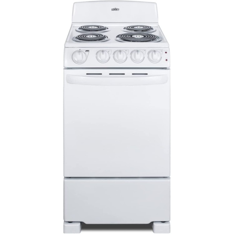 RE203W 20" Electric Range, 4 Coil Elements, White, 2.3 Cuft Oven Capacity, on Indicator Lights for Oven and Elements RE203W 20" Electric Range, 4 Coil Elements, White, 2.3 Cuft Oven Capacity, on Indicator Lights for Oven and Elements