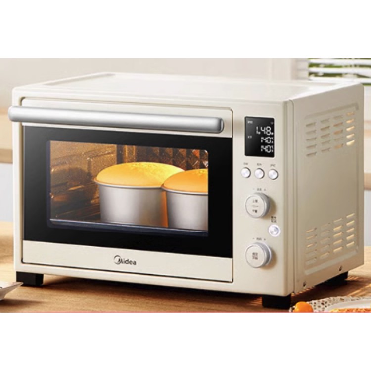 Midea Multi-Function Oven - 40L Enamel Air Fry Convection Oven (Model: 4012)