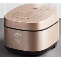 Midea 0-Coating Rice Cooker - 4L Stainless Steel Inner Pot Healthy Rice Cooker (No Coating, Low-Sugar)